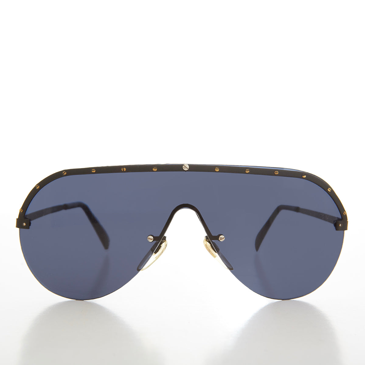 Gold Stud Rimless Aviator - Butler – Sunglass Museum