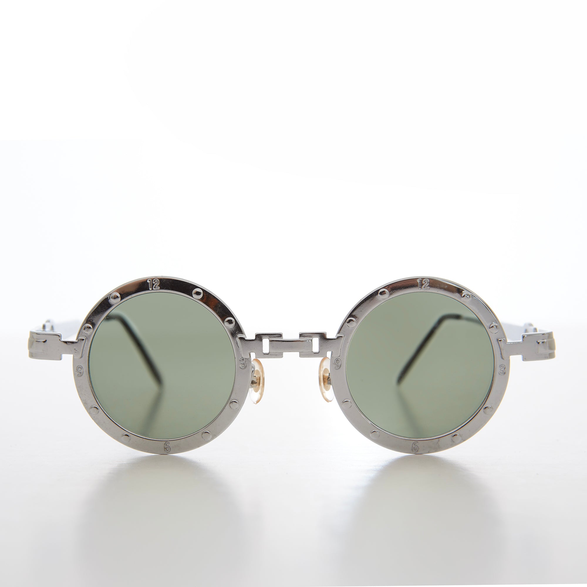 Small Round Boho Vintage Sunglasses - Buzzer