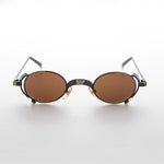 Load image into Gallery viewer, 90s Oval Goth Steampunk Vintage Sunglass - Byron
