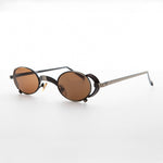 Load image into Gallery viewer, 90s Oval Goth Steampunk Vintage Sunglass - Byron
