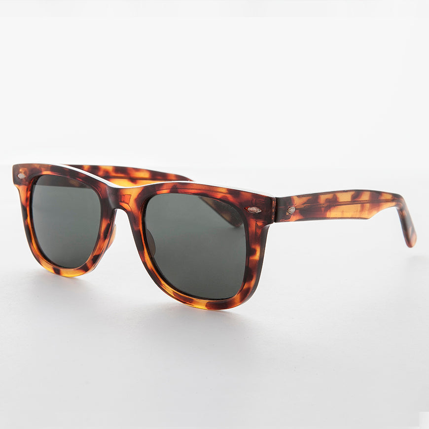 Classic Tortoiseshell Square Sunglasses