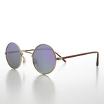 Load image into Gallery viewer, Small Round Hippy Mirror Lens Vintage Sunglass
