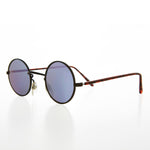 Load image into Gallery viewer, Small Round Hippy Mirror Lens Vintage Sunglass - Cana
