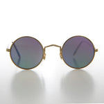 Load image into Gallery viewer, Small Round Hippy Mirror Lens Vintage Sunglass
