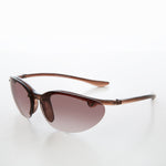 Load image into Gallery viewer, Rimless Sporty Wrap Sunglasses
