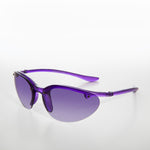 Load image into Gallery viewer, Rimless Sporty Wrap Sunglasses
