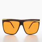Load image into Gallery viewer, Women&#39;s 80s Large Sunglasses with Orange Lenses
