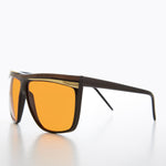 Load image into Gallery viewer, Women&#39;s 80s Large Sunglasses with Orange Lenses
