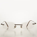 Load image into Gallery viewer, Rimless Half Frame Reading Glasses

