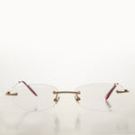 Load image into Gallery viewer, Rimless Half Frame Reading Glasses
