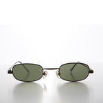 Load image into Gallery viewer, Tiny Half Frame Rectangular 90s Vintage Sunglass - Carson
