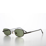 Load image into Gallery viewer, Tiny Half Frame Rectangular 90s Vintage Sunglass - Carson
