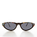 Load image into Gallery viewer, Slim Cat Eye with Brown Accent
