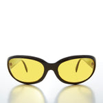 Load image into Gallery viewer, Wrap Around Yellow Lens Vintage Sunglasses 
