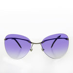 Load image into Gallery viewer, Curved Rimless y2k Vintage Sunglasses - Colinas
