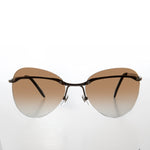 Load image into Gallery viewer, Rimless Curved Bug Eye Sunglass
