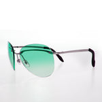 Load image into Gallery viewer, Curved Rimless y2k Vintage Sunglasses - Colinas
