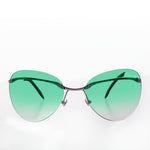 Load image into Gallery viewer, Curved Rimless y2k Vintage Sunglasses - Colinas

