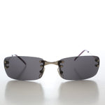 Load image into Gallery viewer, 90s Rimless Rectangular Sunglasses
