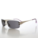 Load image into Gallery viewer, 90s Rimless Rectangular Sunglasses
