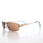Load image into Gallery viewer, 90s Rimless Rectangular Sunglasses
