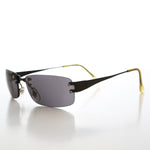 Load image into Gallery viewer, 90s Rimless Rectangular Sunglasses
