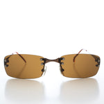 Load image into Gallery viewer, 90s Rimless Rectangular Sunglasses
