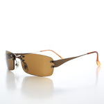 Load image into Gallery viewer, 90s Rimless Rectangular Sunglasses
