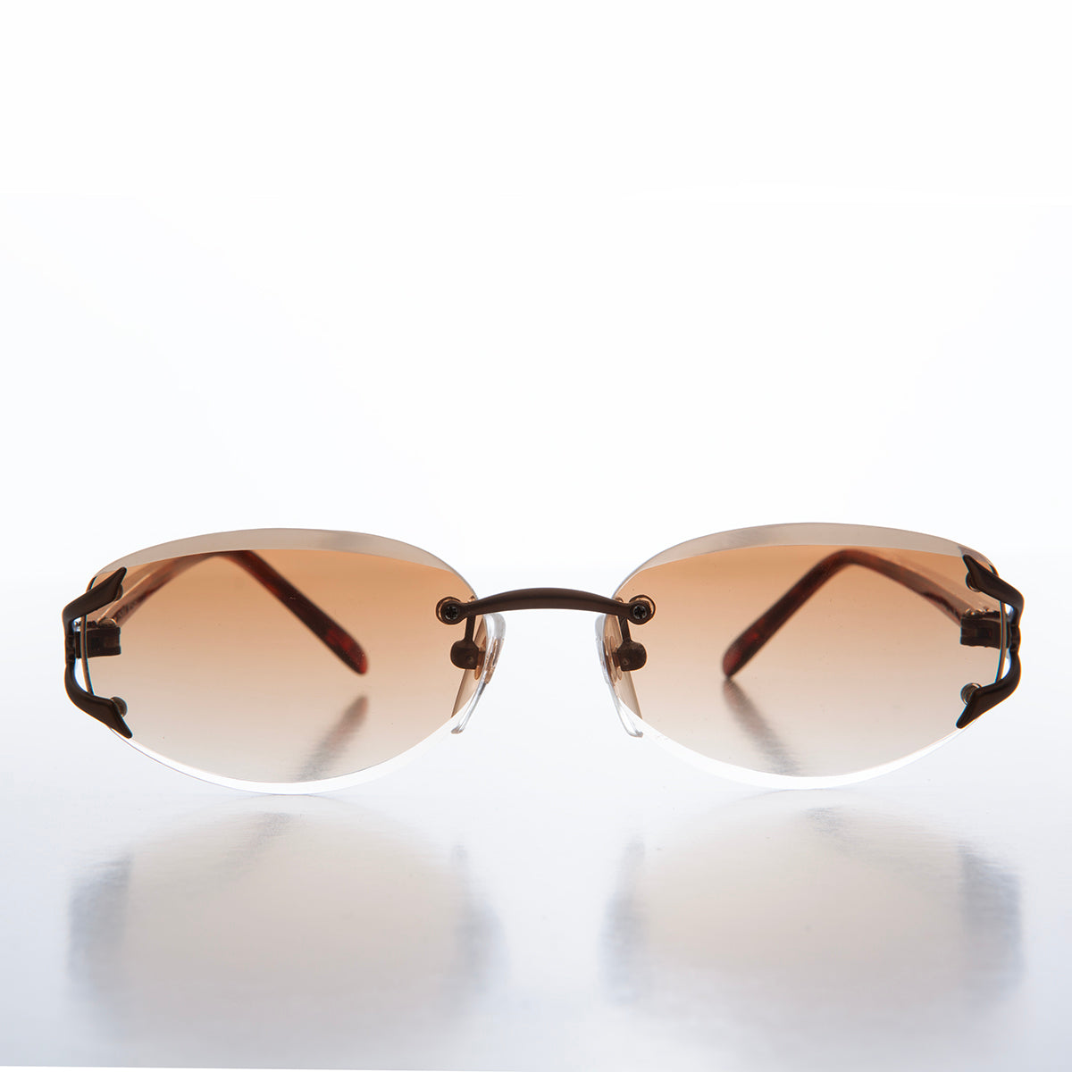 Slim Oval Lens 90s Sunglasses 