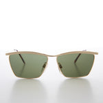 Load image into Gallery viewer, 90s Gold Square Lens Vintage Sunglasses
