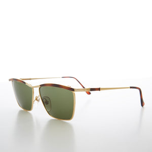 gold square sunglasses