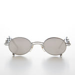 Load image into Gallery viewer, Small Oval Steampunk Vintage Sunglasses
