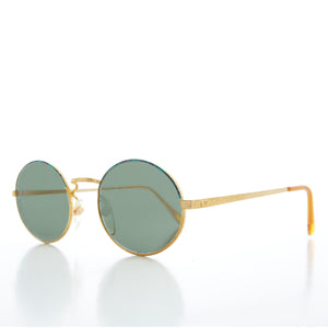 Gold Oval Vintage Sunglasses - Darlow