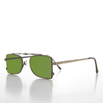 Load image into Gallery viewer, vintage futuristic 90s pilot sunglasses
