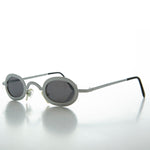 Load image into Gallery viewer, Oval Micro Vintage Sunglasses with Tinted Lenses - Desert
