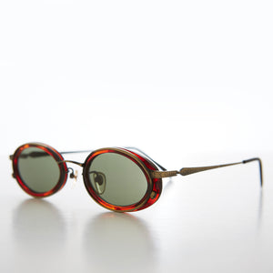 Oval 90s Vintage Sunglasses - Dorian – Sunglass Museum