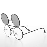 Load image into Gallery viewer, 80s Vintage Round Flip Up Glasses
