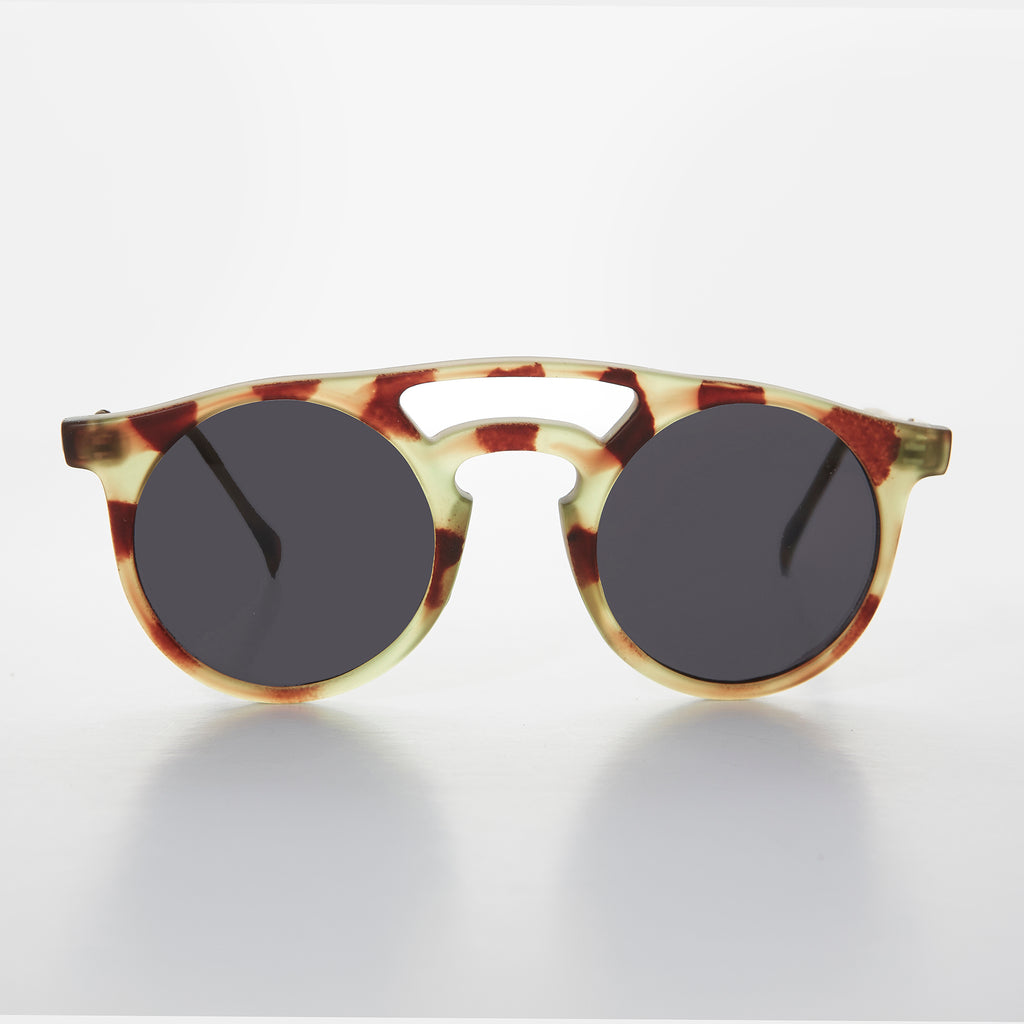 round old fashioned vintage sunglasses