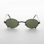 Load image into Gallery viewer, Small 90s Oval Steampunk Spectacle Vintage Sunglass - Edison
