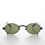 Load image into Gallery viewer, Small 90s Oval Steampunk Spectacle Vintage Sunglass - Edison
