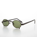Load image into Gallery viewer, Small 90s Oval Steampunk Spectacle Vintage Sunglass - Edison
