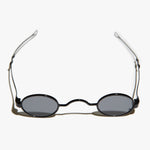Load image into Gallery viewer, Tiny Oval Spectacle Sunglass with Sliding Temples
