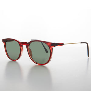 Classic Rounded-Square Vintage Sunglasses
