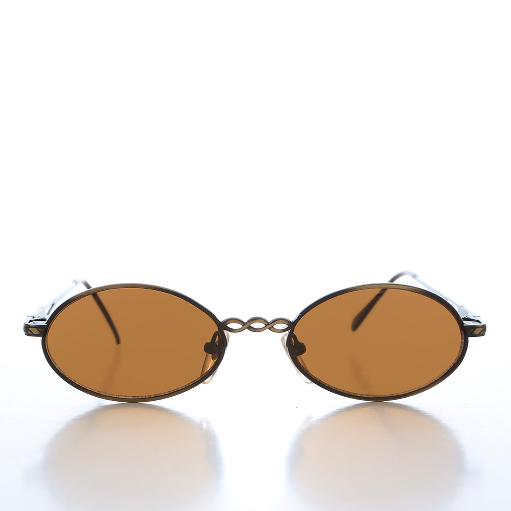 90s Fancy Oval Sunglasses