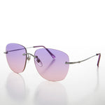 Load image into Gallery viewer, Rimless Ocean Colored Lens Women&#39;s Sunglass - Fancy
