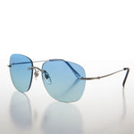 Load image into Gallery viewer, Rimless Ocean Colored Lens Women's Sunglasses

