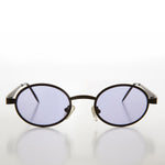 Load image into Gallery viewer, oval purple lens sunglasses
