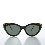 Load image into Gallery viewer, Gold Stud Cat Eye Sunglasses
