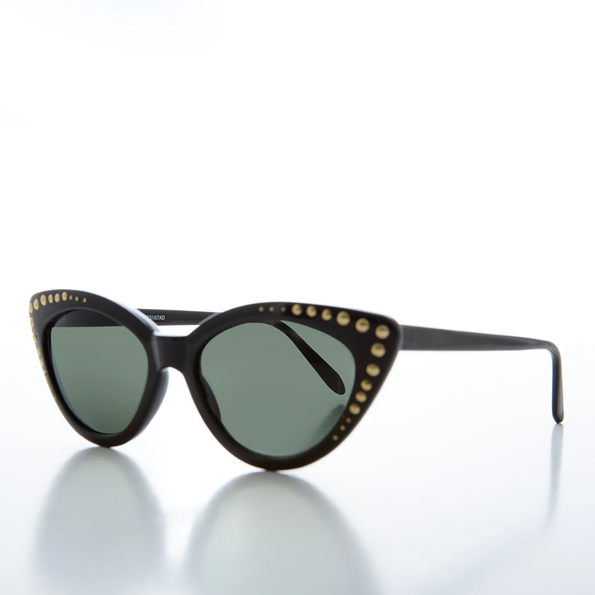 Gold Stud Cat Eye Sunglasses