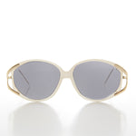Load image into Gallery viewer, Large Women's Vintage Sunglass with Gold Accents 
